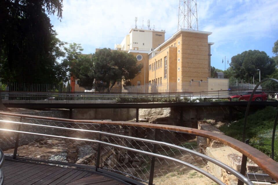 The mediaeval remains uncovered by recent renovations