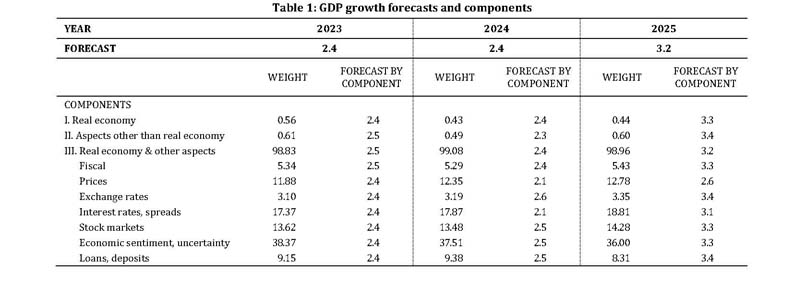 Economic growth slows, to pick up from 2025