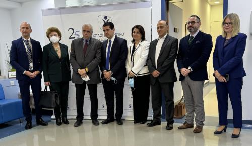 Michalis Damianou: The new Minister of Health visited the Bank of Cyprus Oncology Center