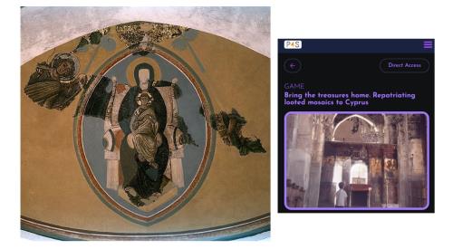 "The mosaics of Kanakaria and their repatriation" in a digital game