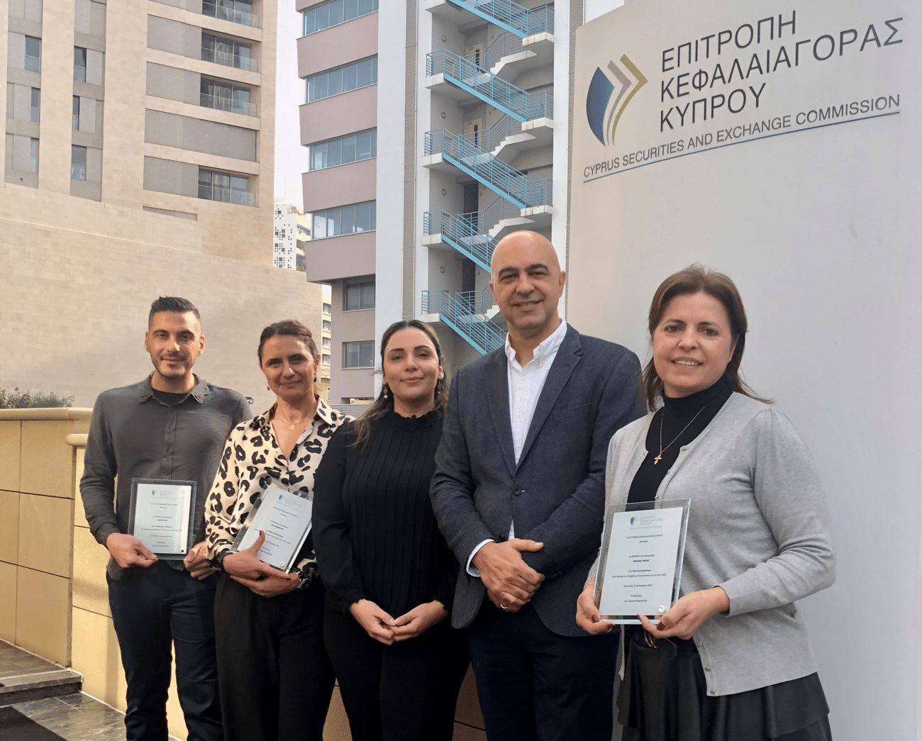 CySEC awards staff members