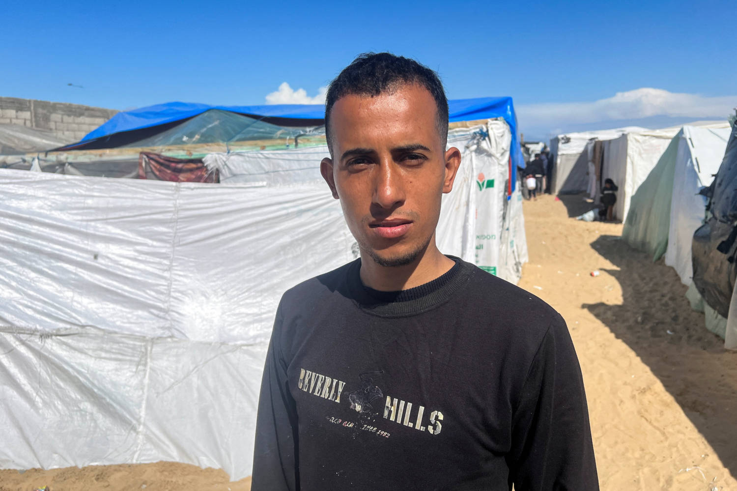 Gaza man separated from fiancee by war tries to contact her for Valentine’s Day