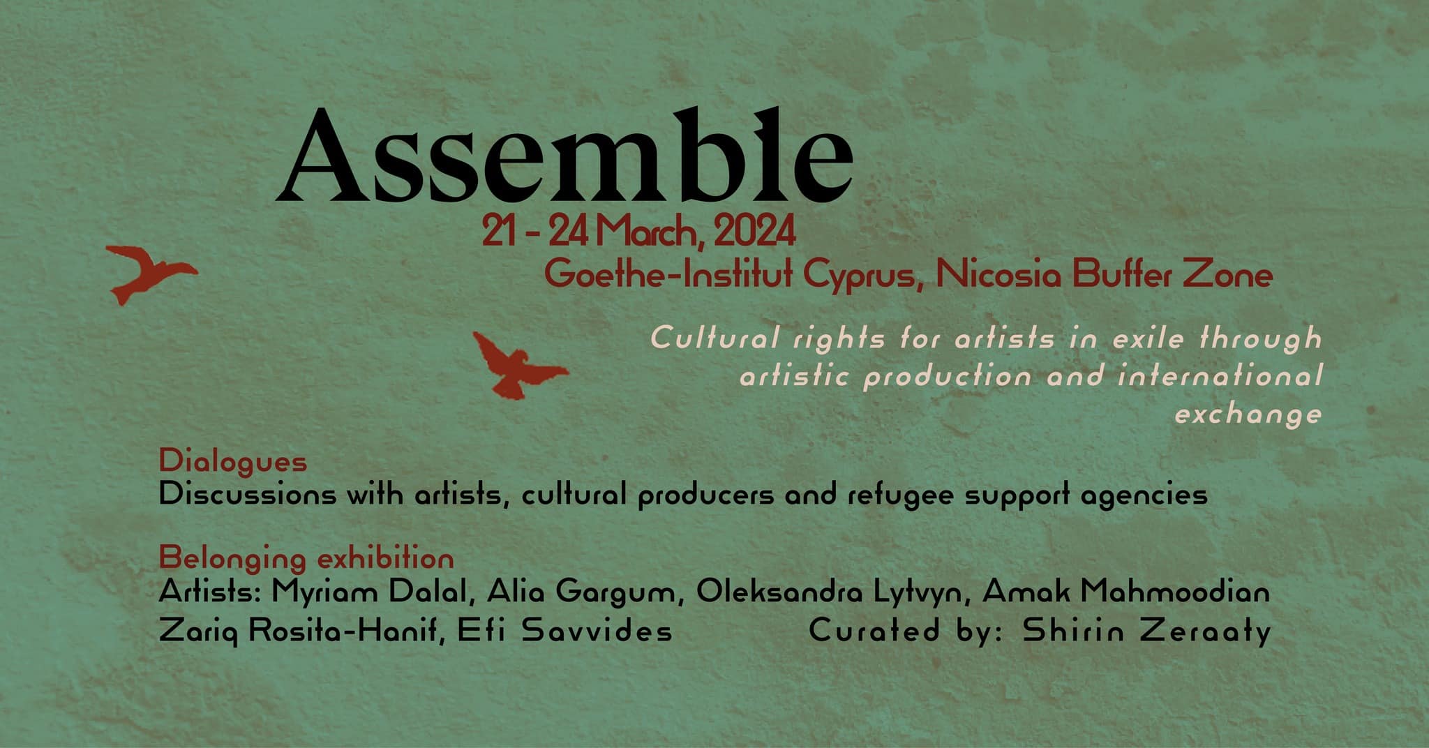 Art during exile and displacement