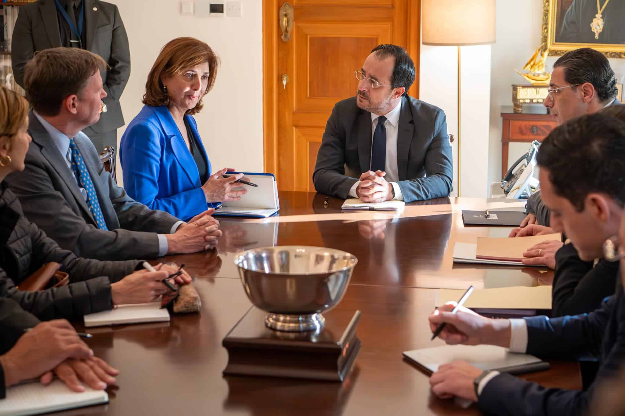 Christodoulides meeting Holguin