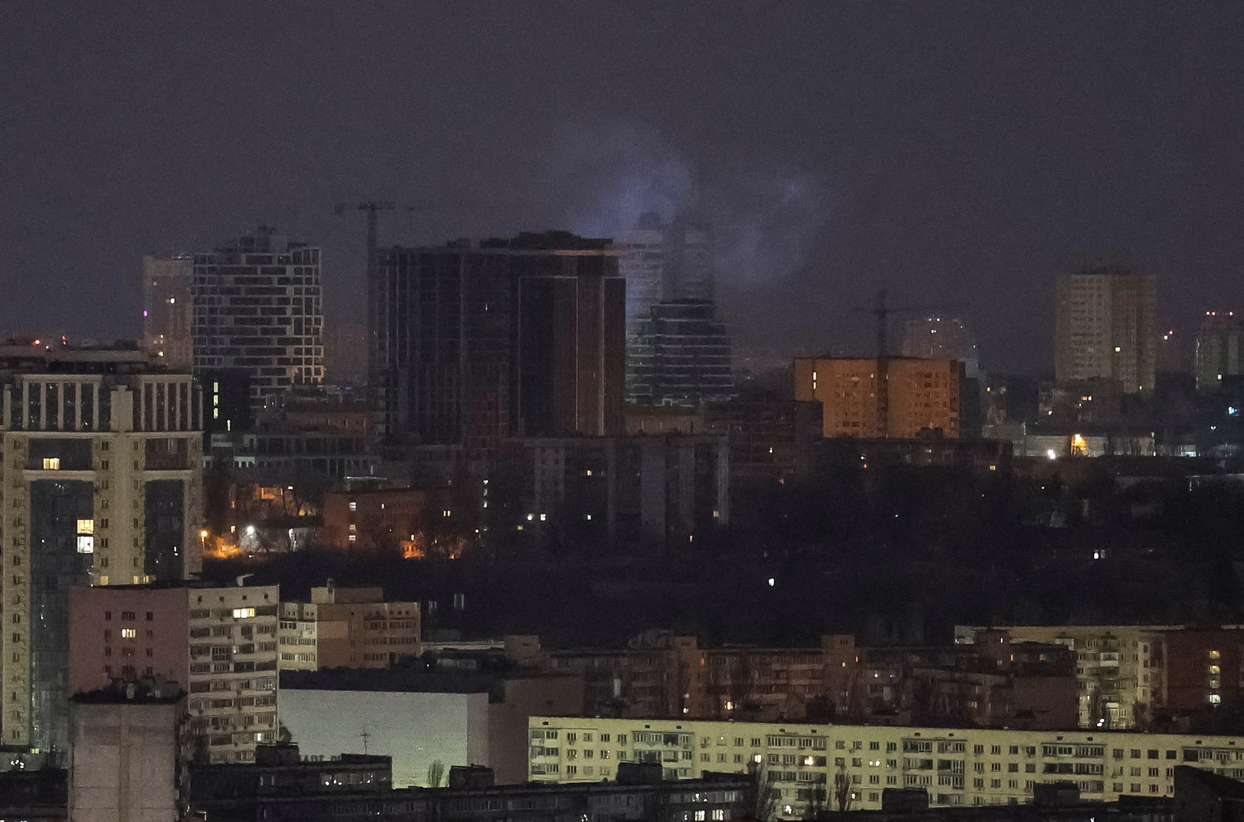 Kyiv, Lviv under Russian air attack; missile violates Polish airspace