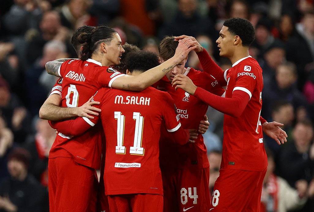 Liverpool draw Atalanta in Europa League, Leverkusen face West Ham