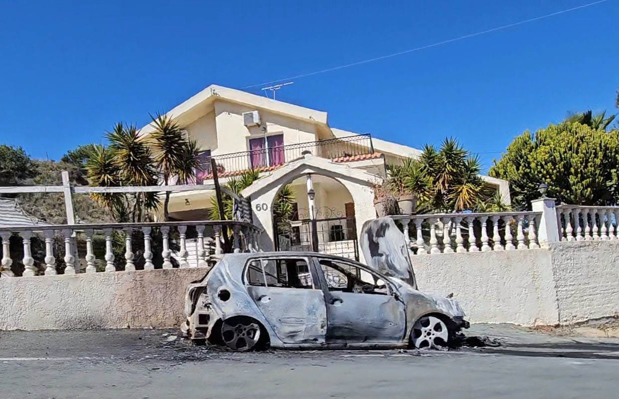 Police investigating car fire in Pissouri