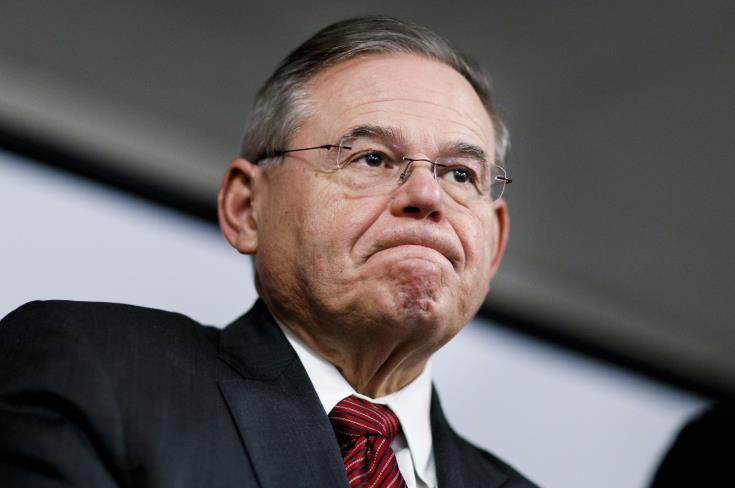 US Senator Menendez to be arraigned on obstruction of justice charges