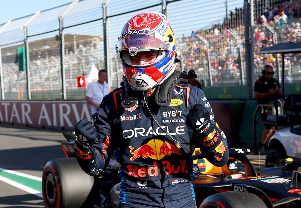 Verstappen continues pole perfection in Australia