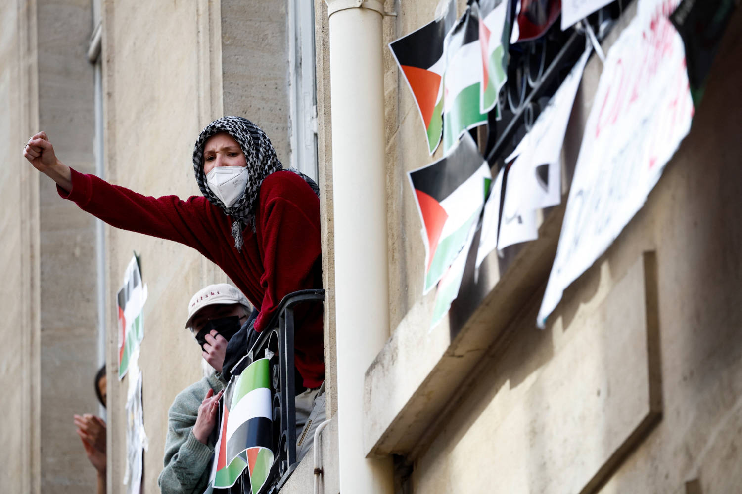 Students block Paris’ Sciences Po university over Gaza war