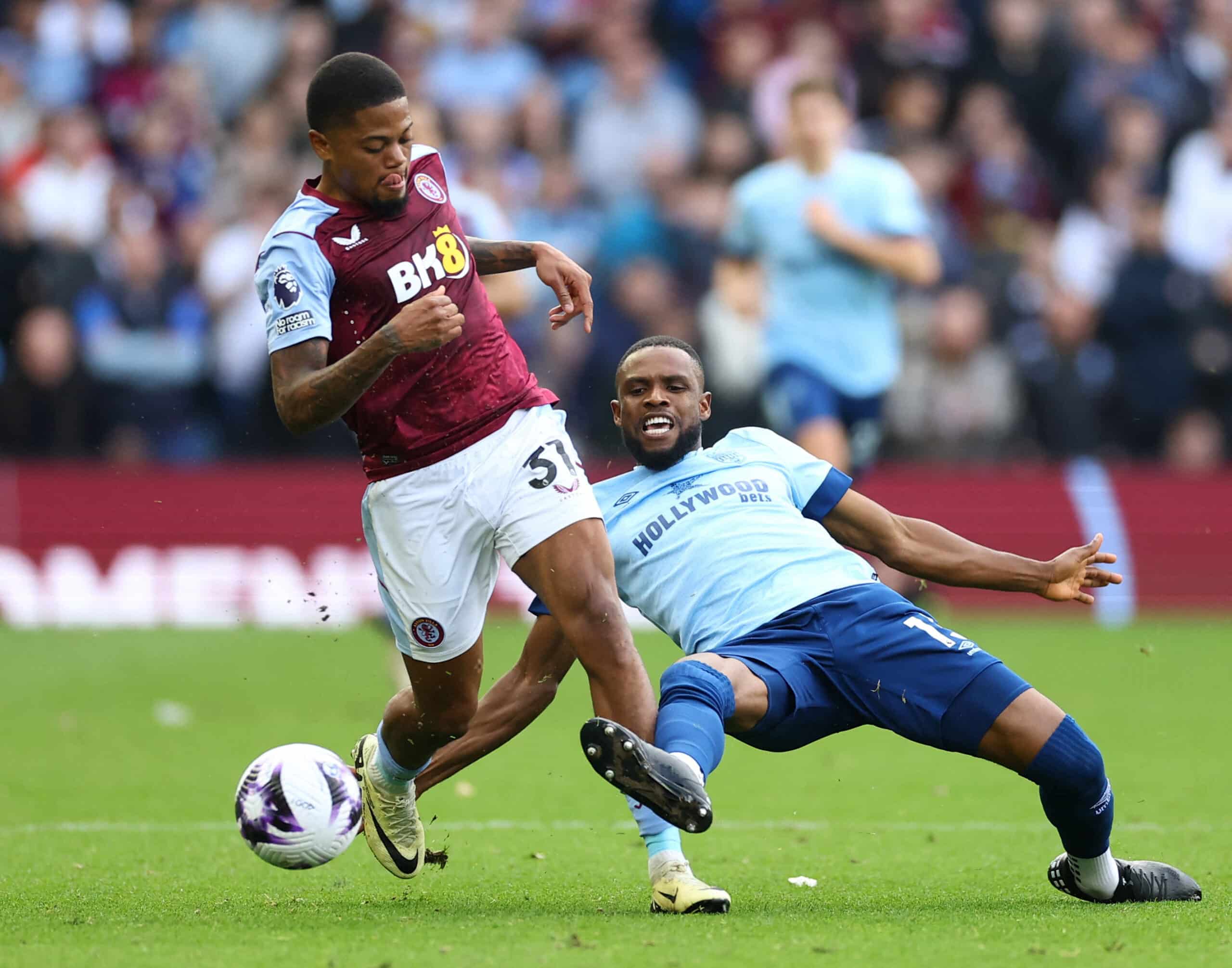 Top-four chasing Villa held by Brentford in rollercoaster 3-3 draw