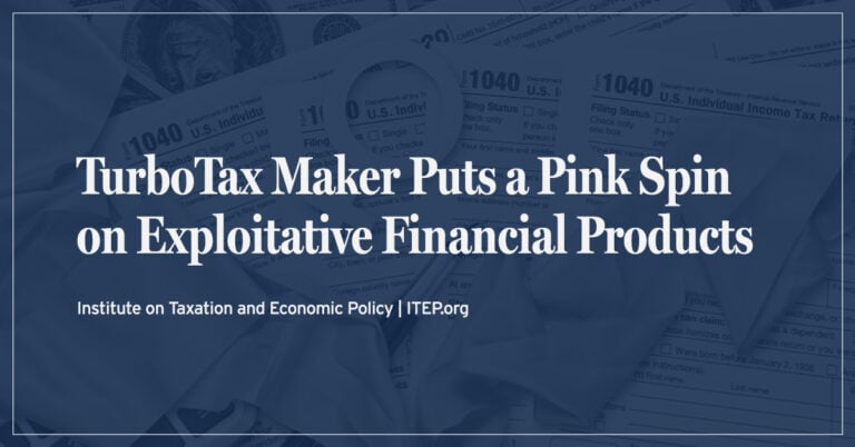 TurboTax Maker Puts a Pink Spin on Exploitative Financial Products