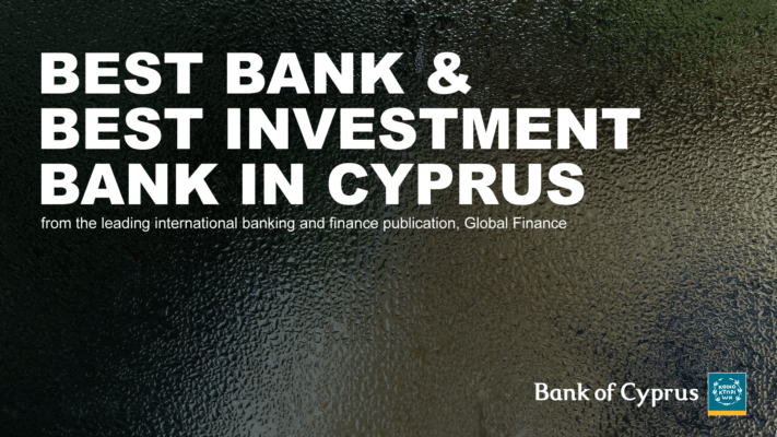 Bank of Cyprus named best bank, best investment bank