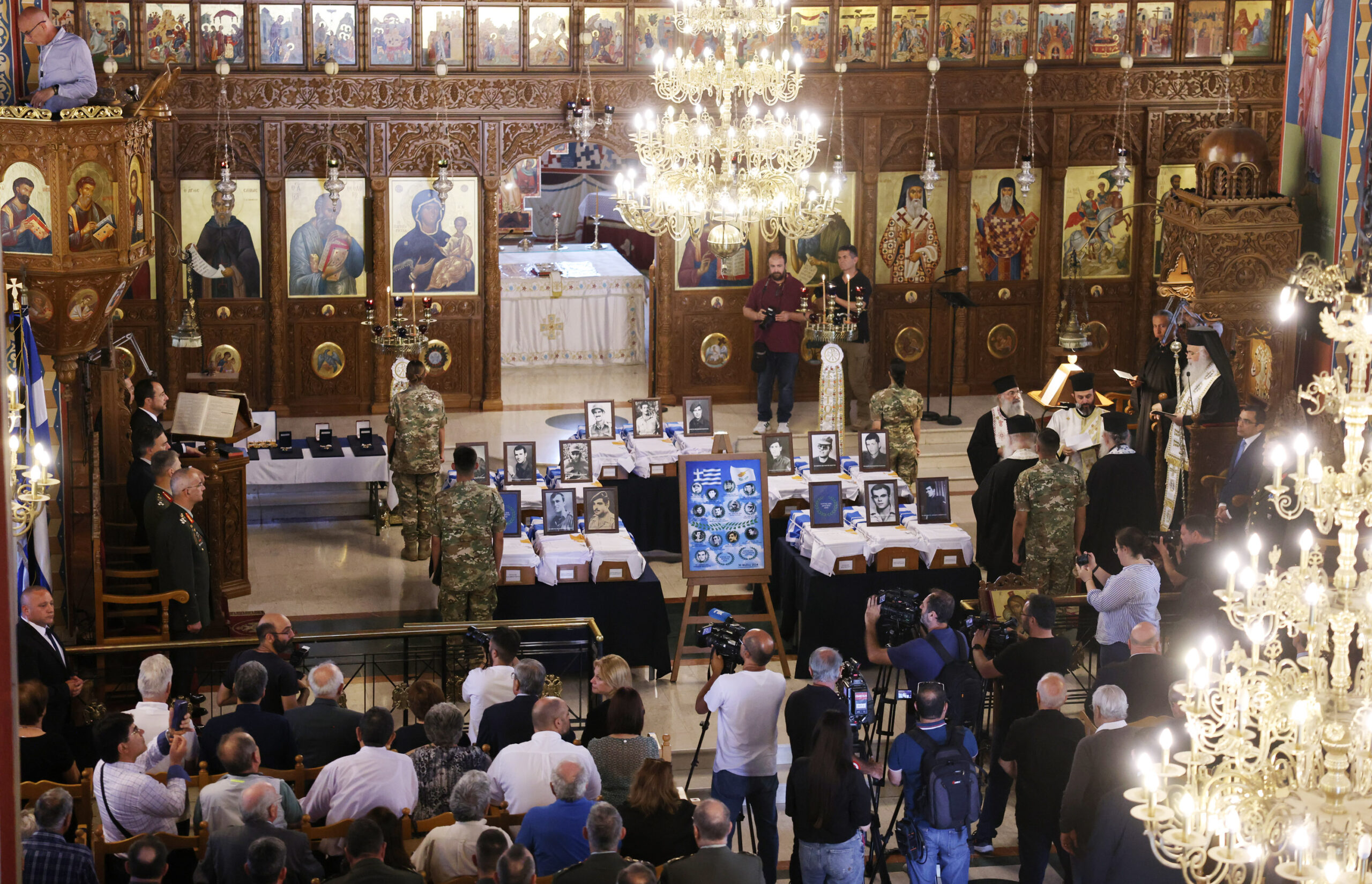 Cyprus repatriates remains of 15 missing Greeks