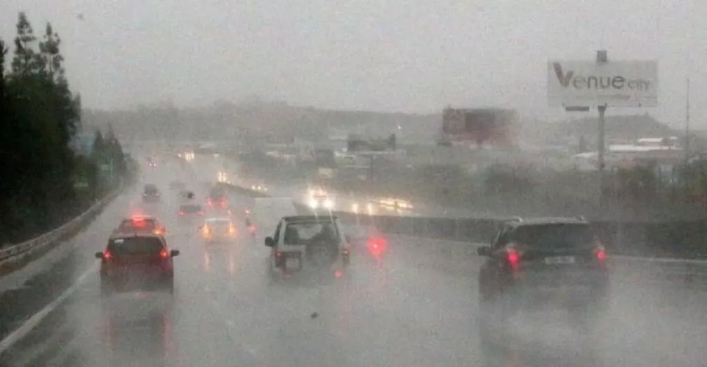 Drivers beware: heavy rainfall on the Nicosia – Larnaca highway