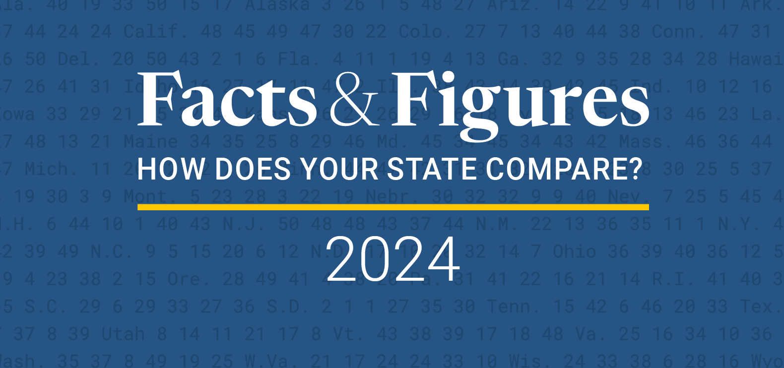 Facts & Figures 2024: How Does Your State Compare?