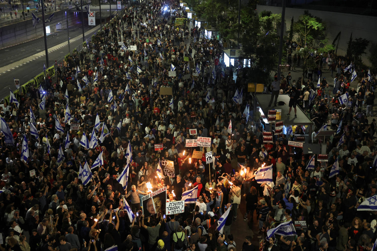 Thousands of Israelis protest to demand hostage return
