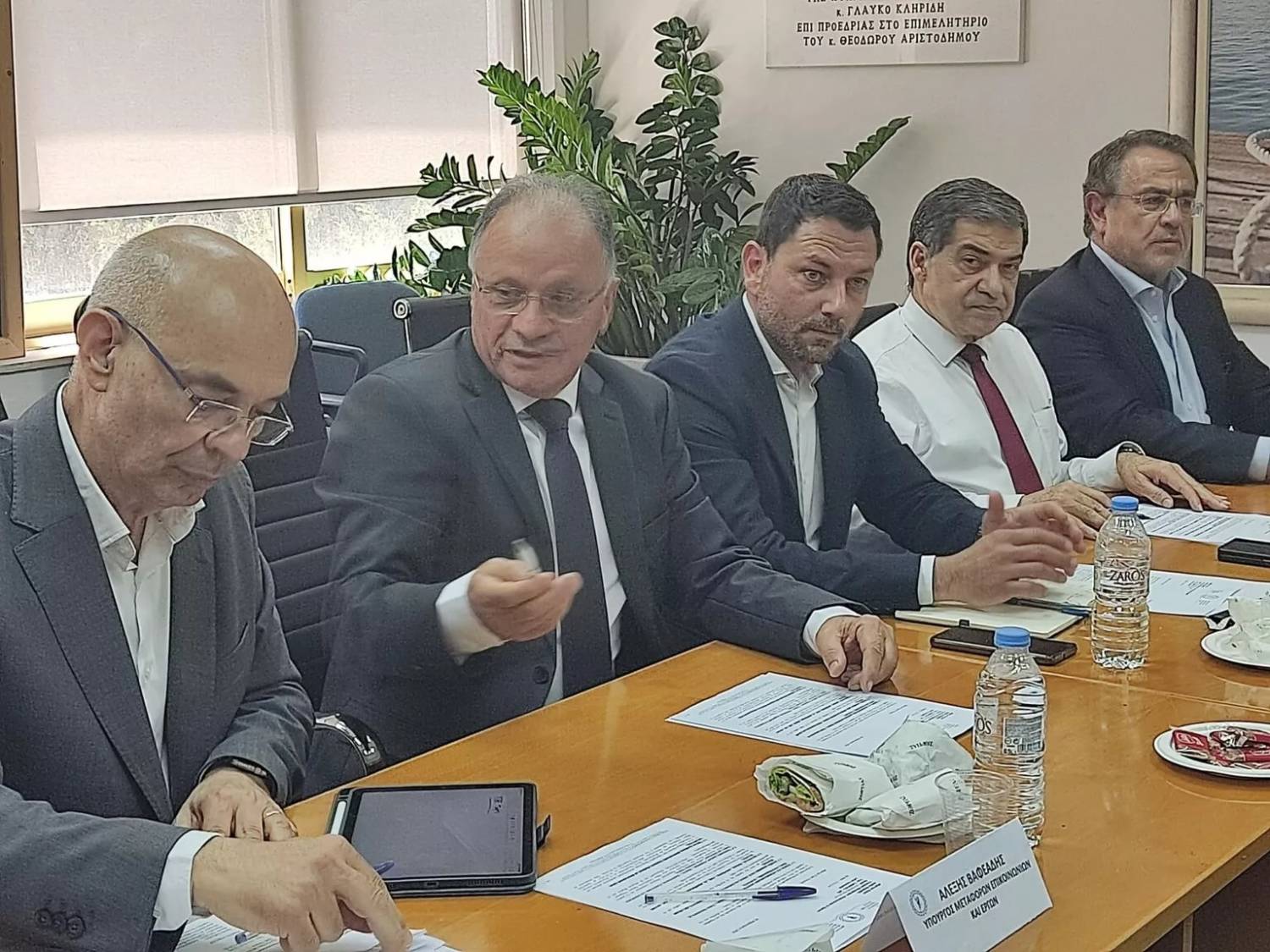 Transport minister reviews progress of key Paphos developments