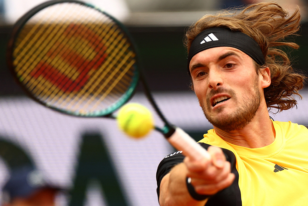 Tsitsipas,  eases into French Open second round